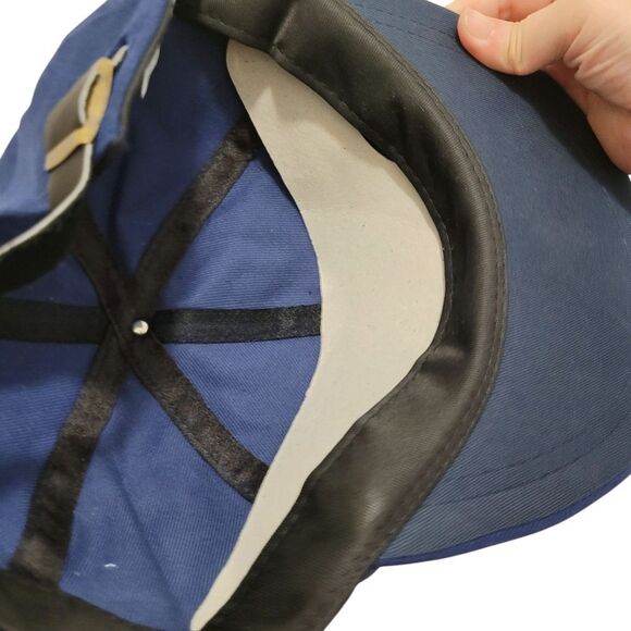 2/$20 Brand New Vintage 90s Navy Blue Adjustable Cap Hat - Picture 8 of 8